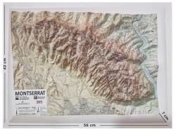 Mapa en relieve de MONTSERRAT, de Piolet, Editorial | portada del libro