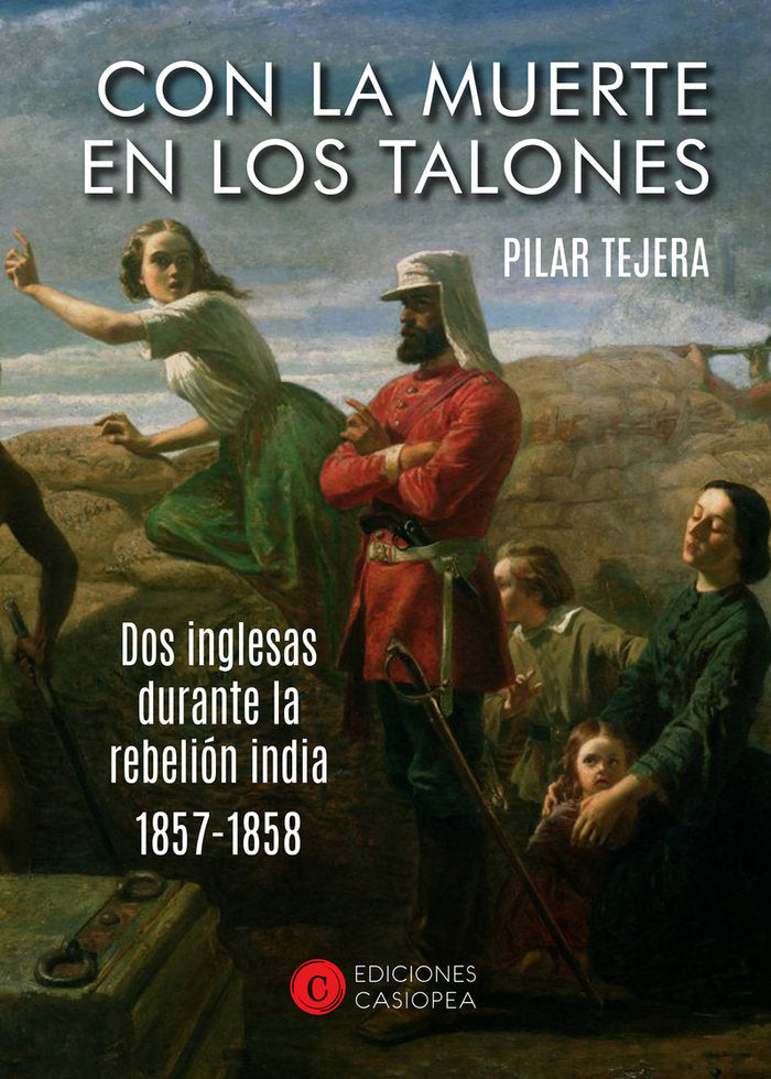 CON LA MUERTE EN LOS TALONES, de TEJERA OSUNA PILAR | portada del libro