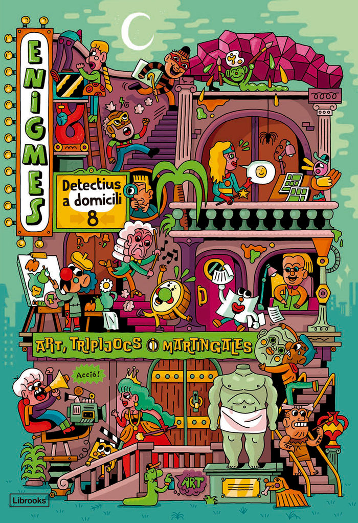Enigmes. Detectius a domicili 8. Art, tripijocs i martingales, de MARTIN,PAUL | portada del libro