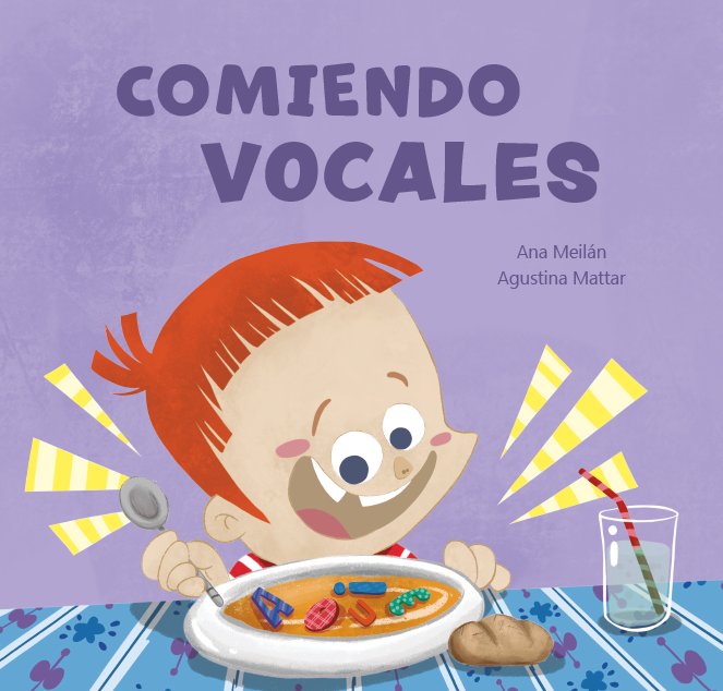 COMIENDO VOCALES, de MEILAN | portada del libro