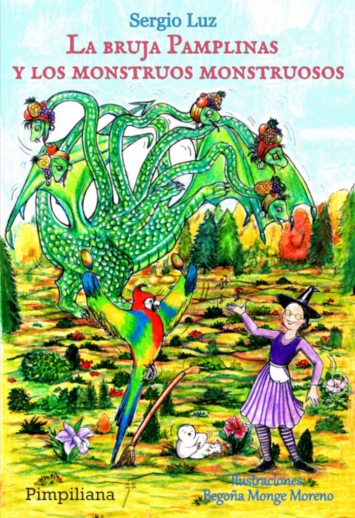 La bruja Pamplinas y los monstruos monstruosos, de Luz, Sergio | portada del libro