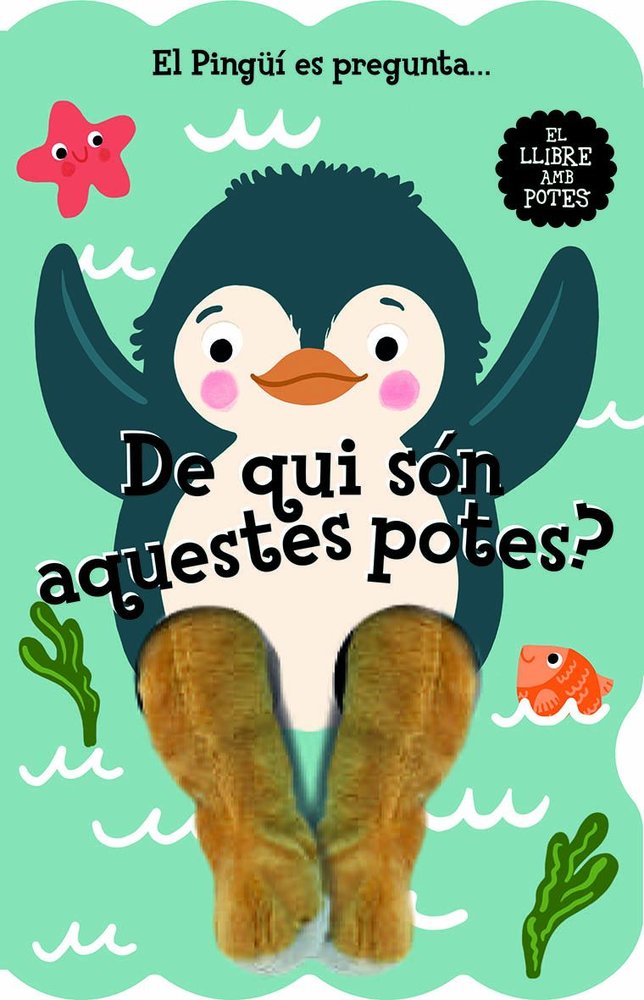 EL PINGUI ES PREGUNTA... DE QUI SON AQUESTES POTES?, de IMAGEBOOKS, STUDIO | portada del libro