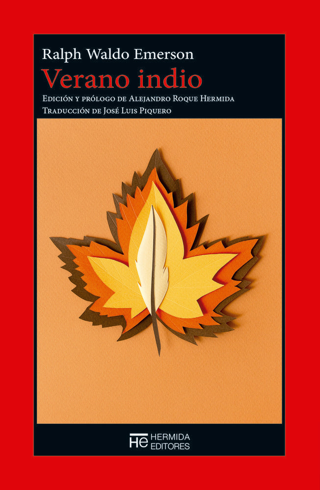 VERANO INDIO, de EMERSON,RALPH WALDO | portada del libro
