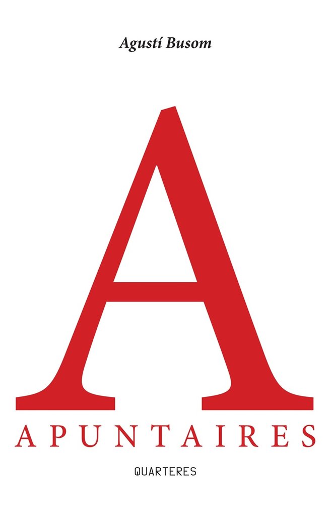 Apuntaires, de AGUSTIN BUSOM | portada del libro