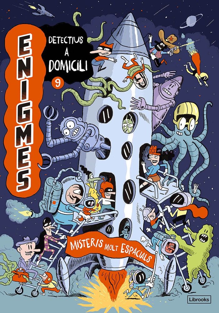 ENIGMES. DETECTIUS A DOMICILI 9. MISTERIS MOLT ESPACIALS, de MARTIN, PAUL | portada del libro