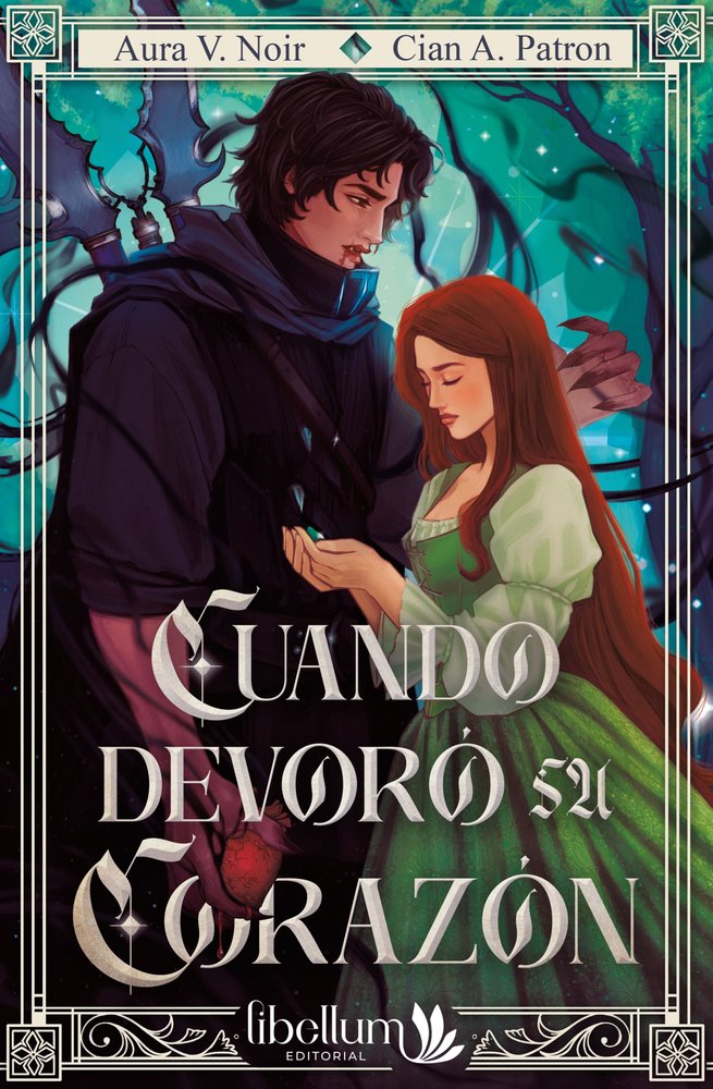 CUANDO DEVORO SU CORAZON, de V. NOIR, AURA | portada del libro