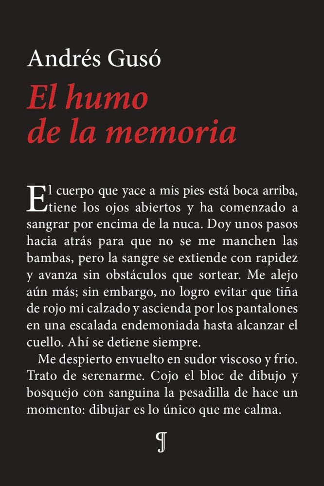 El humo de la memoria, de Gusó, Andrés | portada del libro