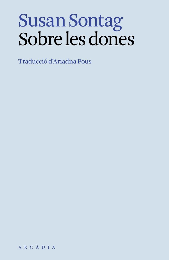Sobre les dones, de SUSAN SONTAG | portada del libro