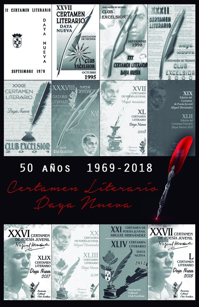 50 años 1969-2018 Certamen Literario Daya Nueva | portada del libro