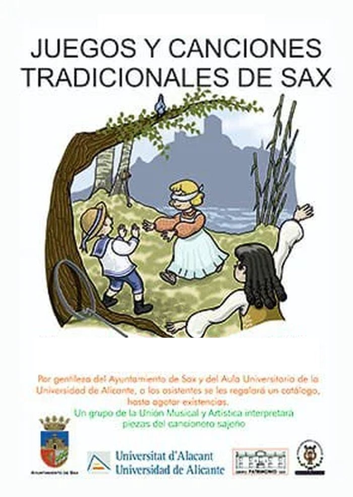 Juegos y canciones tradicionales de Sax, de AULA UNIVERSITARIA DE SAX. UNIVERSIDAD D | portada del libro
