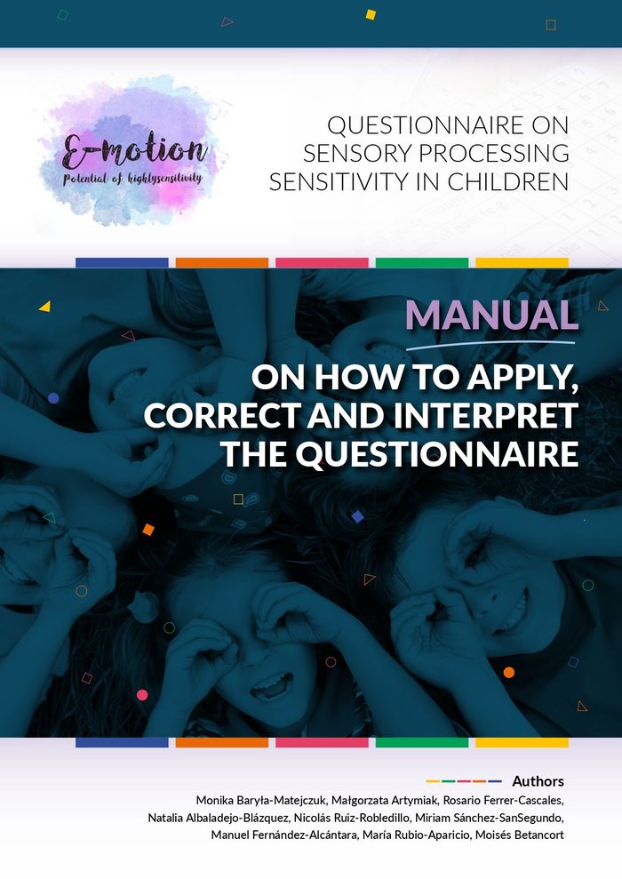 Questionnaire on sensory processing sensitivity in children, de BARY& X00142 | portada del libro