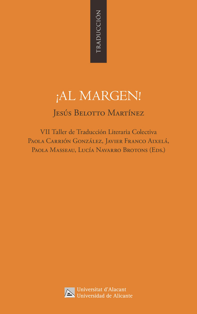 AL MARGEN, de BELOTTO MARTINEZ, JESUS | portada del libro