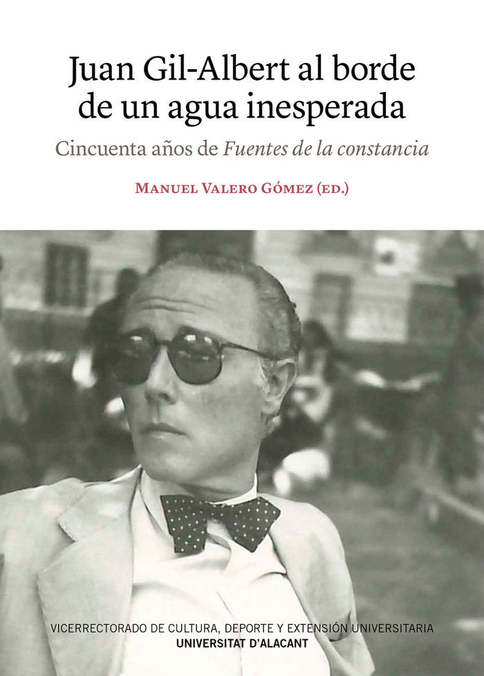 JUAN GIL ALBERT AL BORDE DE UN AGUA INESPERADA | portada del libro