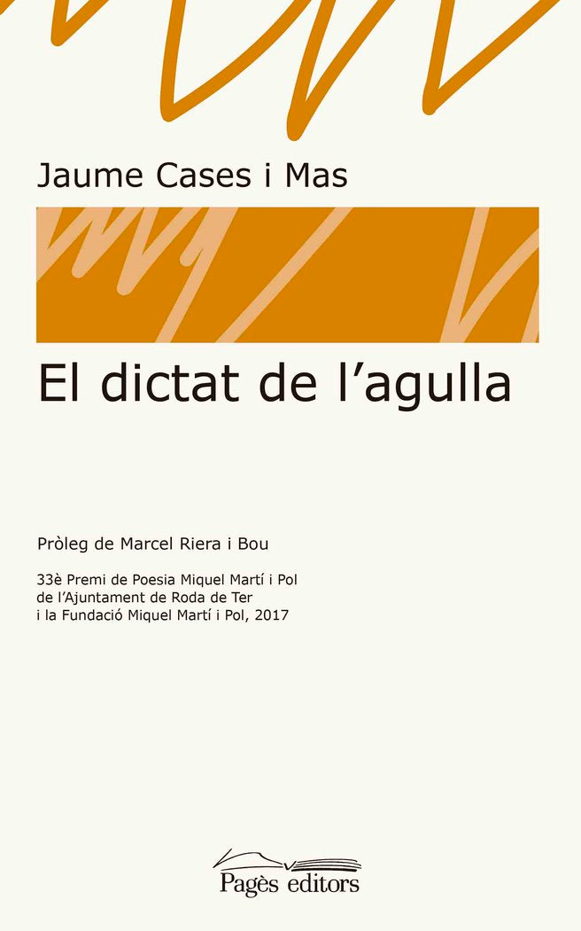 El dictat de l'agulla, de Cases Mas, Jaume | portada del libro