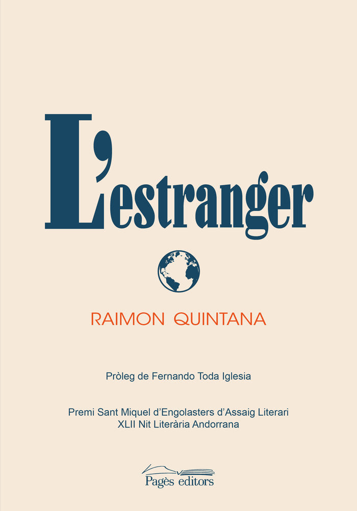 L'estranger, de Quintana Miró, Raimon | portada del libro