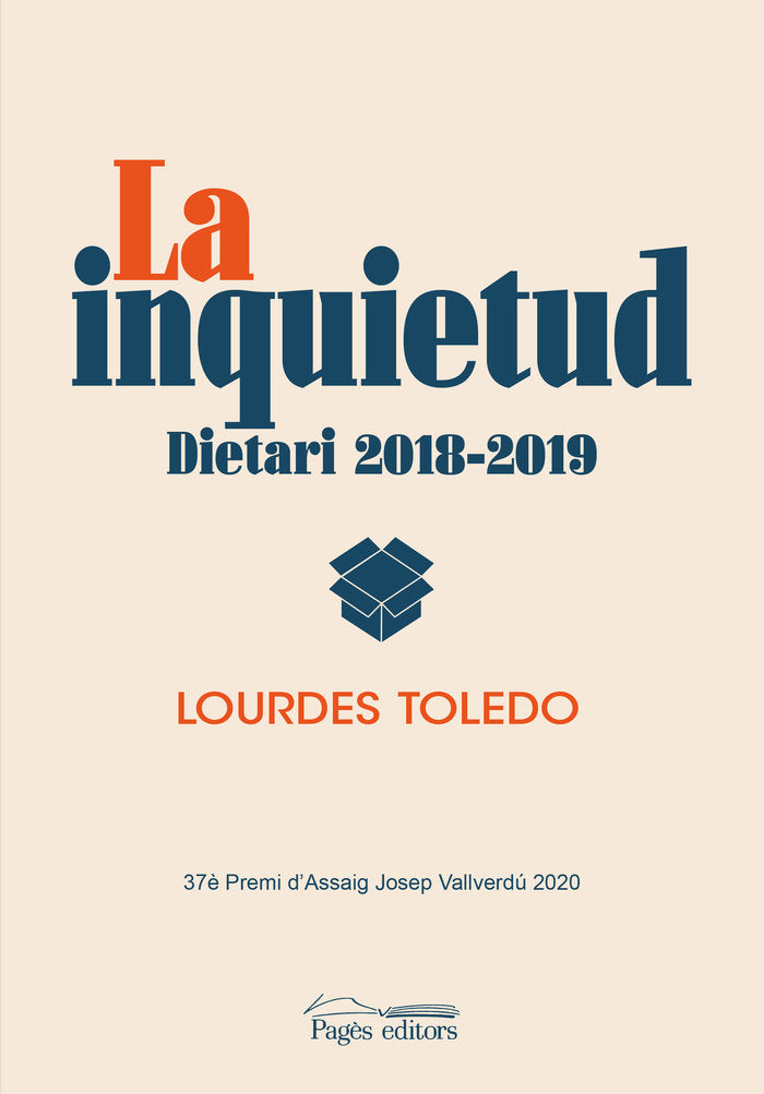 La inquietud, de TOLEDO LORENTE, LOURDES | portada del libro