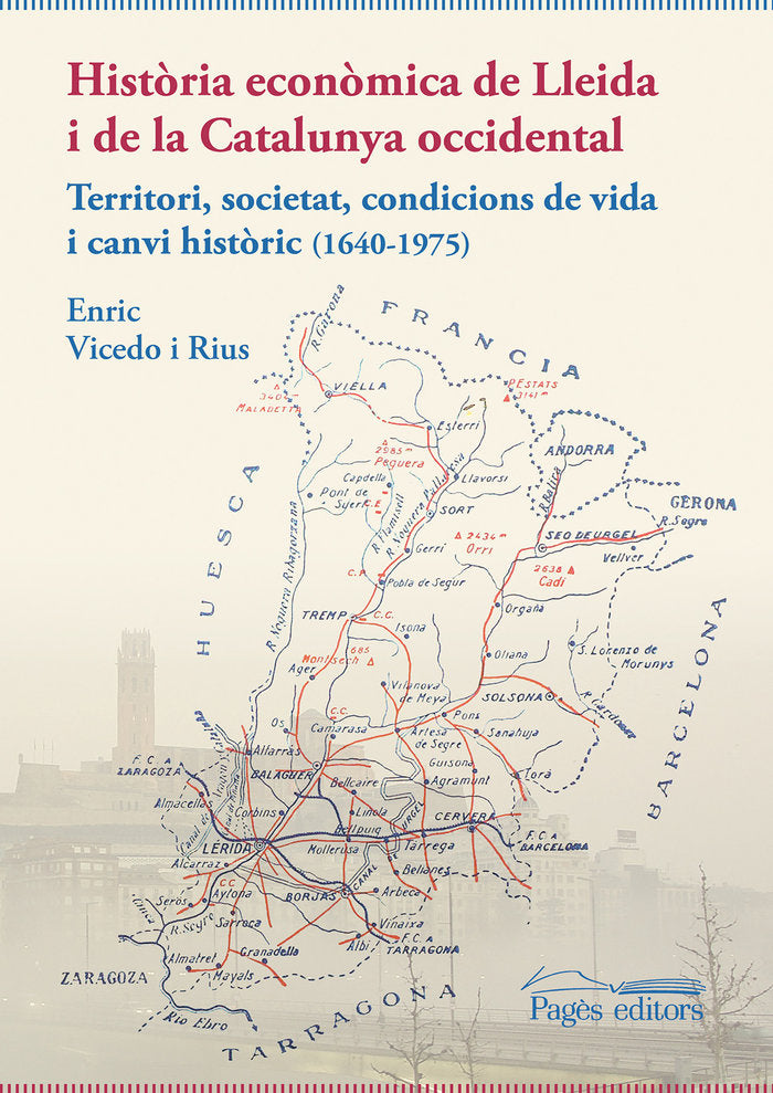 HISTORIA ECONOMICA DE LLEIDA I DE LA CATALUNYA OCCIDENTAL, de VICEDO RIUS, ENRIC | portada del libro
