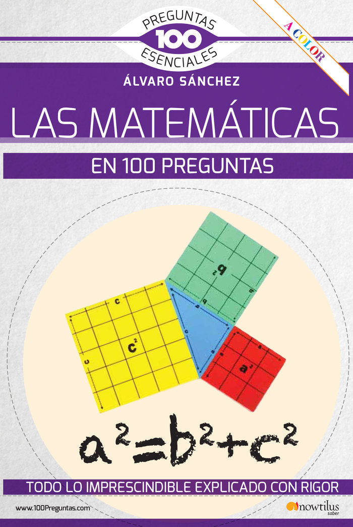 Las matemáticas en 100 preguntas, de Sánchez González, Álvaro | portada del libro