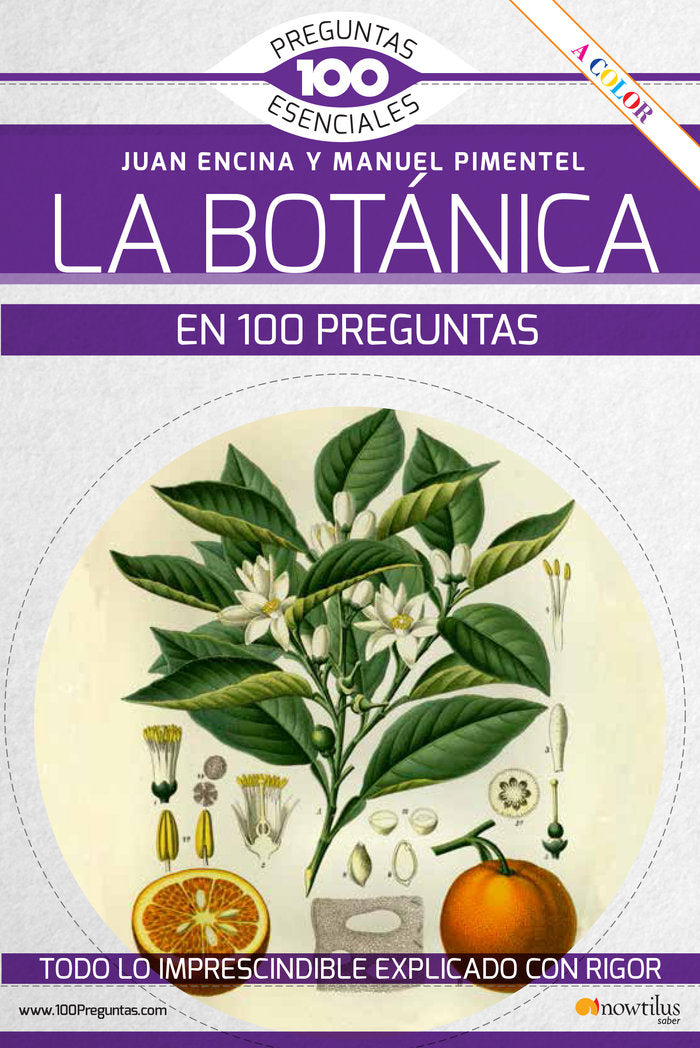 La botánica en 100 preguntas, de Encina Santiso, Juan | portada del libro