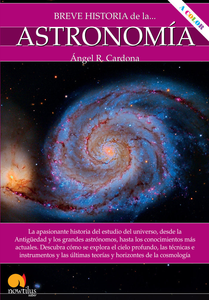 Breve historia de la astronomía, de Cardona, Ángel R. | portada del libro