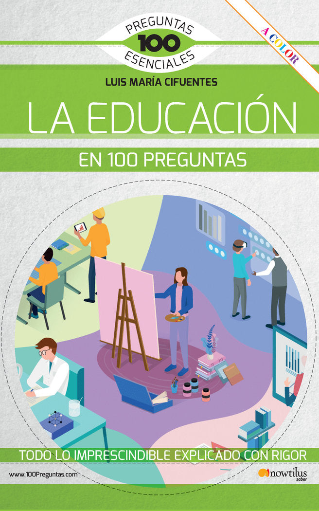 LA EDUCACION EN 100 PREGUNTAS, de CIFUENTES, LUIS MARIA | portada del libro