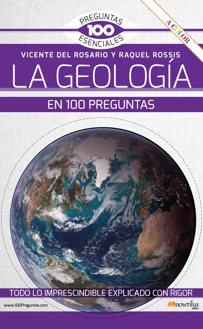 LA GEOLOGIA EN 100 PREGUNTAS N E, de DEL ROSARIO VICENTE | portada del libro