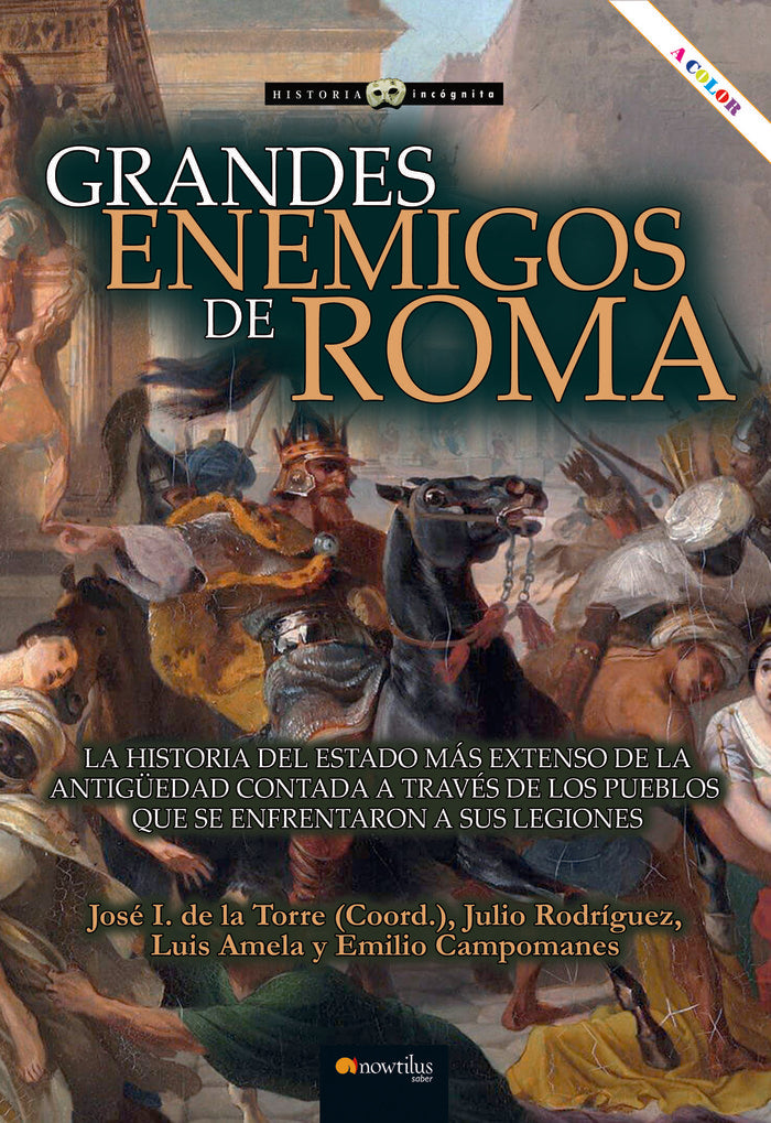 GRANDES ENEMIGOS DE ROMA, de RODRIGUEZ | portada del libro