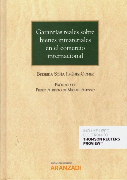 Garantías reales sobre bienes inmateriales en el comercio internacional (Papel + e-book), de Jiménez Gómez, Briseida Sofía | 