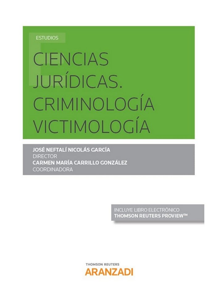 Ciencias Jurídicas Criminología - Victimología (Papel + e-book), de Carríllo Gónzalez, Carmen María | portada del libro