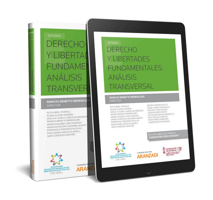 Derecho y libertades fundamentales: Análisis transversal (Papel + e-book), de Beneyto Berenguer, Remigio | portada del libro