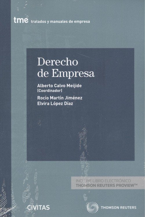 Derecho de Empresa (Papel + e-book), de Calvo Meijide, Alberto | portada del libro