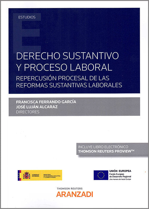 Derecho sustantivo y proceso laboral (Papel + e-book), de Ferrando García, Francisca | portada del libro