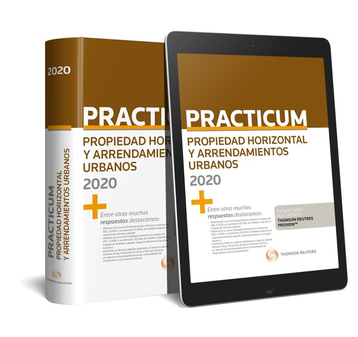 Practicum Propiedad Horizontal y Arrendamientos Urbanos 2020 (Papel + e-book), de Álvarez Hernando, Javier | portada del libr