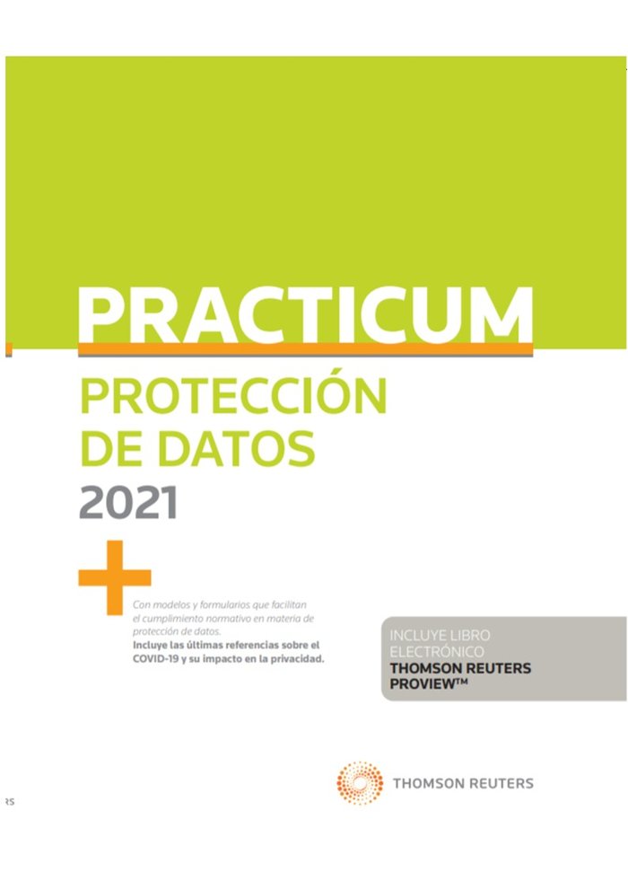 Practicum Protección de Datos 2021 (Papel + e-book), de Alvarez Hernando, Javier | portada del libro
