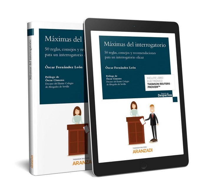 Máximas del interrogatorio (Papel + e-book), de Fernández León, Óscar | portada del libro