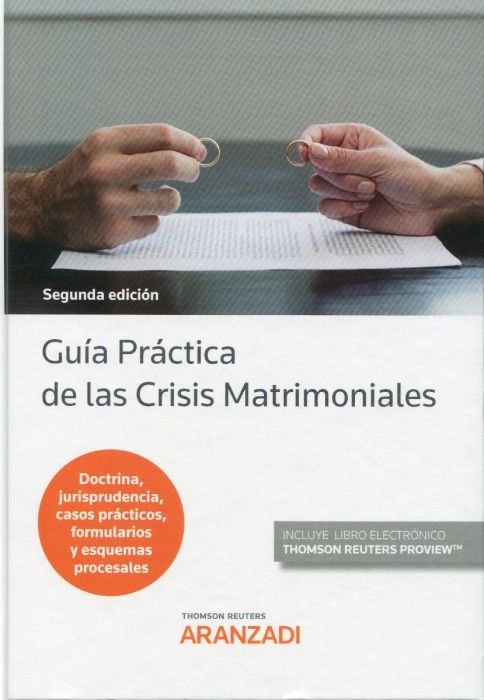 Guía Práctica de las Crisis Matrimoniales (Papel + e-book), de Thomson Reuters, Aranzadi | portada del libro