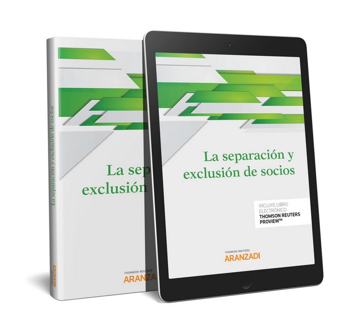 La separación y exclusión de socios (Papel + e-book), de Aranzadi, Departamento de Contenidos | portada del libro