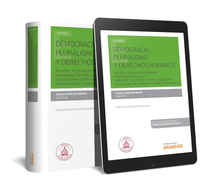 Democracia, pluralismo y derechos humanos (Papel + e-book), de Sánchez Bravo, Álvaro | portada del libro