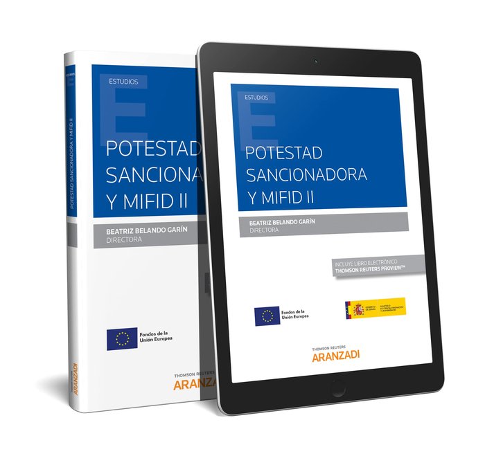 Potestad sancionadora y MIFID II (Papel + e-book), de Belando Garín, Beatriz | portada del libro