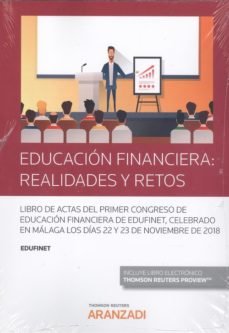 Realidades y Retos. Congreso de Educación Financiera de Edufinet (Papel + e-book), de Domínguez Martínez, Jose M. | portada d