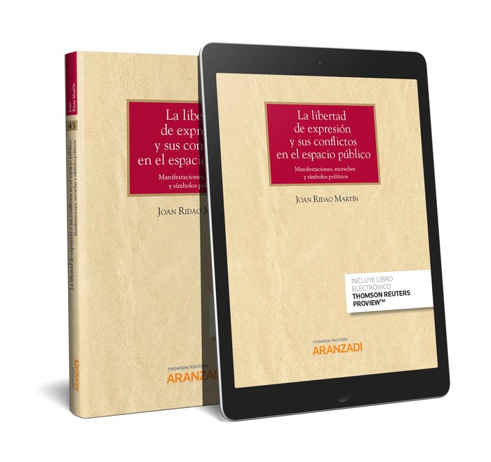 La libertad de expresión y sus conflictos en el espacio público (Papel + e-book), de Ridao Martín, Joan | portada del libro