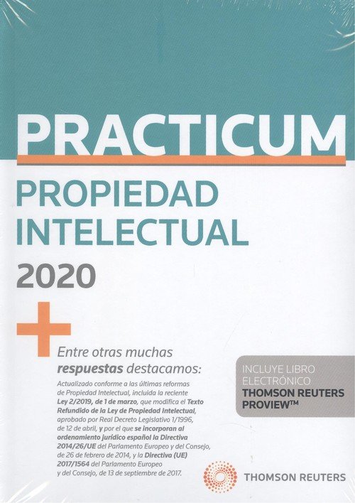 Practicum Propiedad Intelectual 2020 (Papel + e-book), de de Couto Gálvez, Rosa Mª | portada del libro