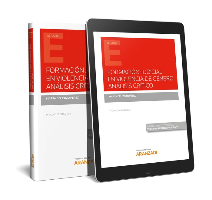 Formación judicial en violencia de género: análisis crítico (Papel + e-book), de Del Pozo Pérez, Marta | portada del libro