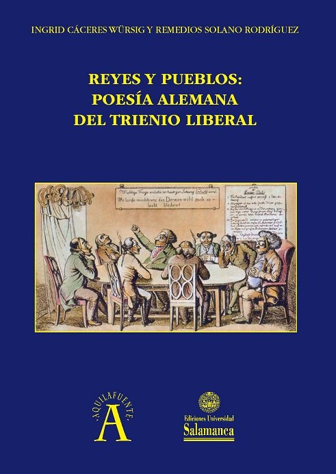 Reyes y pueblos: poesía alemana del trienio liberal | portada del libro