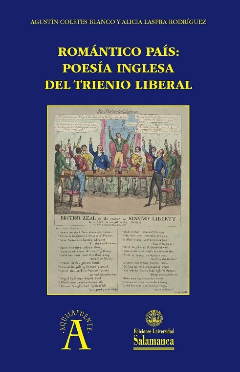 Romántico país: poesía inglesa del Trienio Liberal | portada del libro