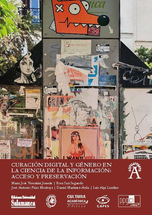 CURACION DIGITAL Y GENERO EN LA CIENCIA DE LA INFORMACION, de JORENTE, MARIA JOSE VICENTINI | portada del libro