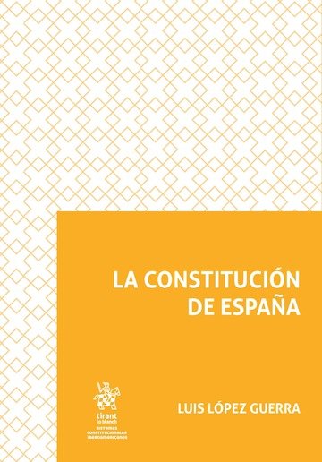 La constitución de España, de López Guerra | portada del libro