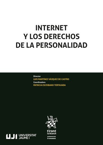 Internet y los Derechos de la Personalidad, de Vilar González, Silvia | portada del libro
