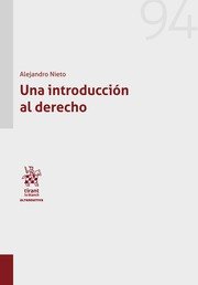 Una introducción al derecho, de Nieto García, Alejandro | portada del libro