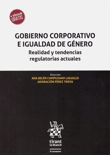 Gobierno corporativo e igualdad de género, de Campuzano Laguillo | portada del libro